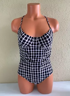 Marc By Marc Jacobs Womens Sophia Underwire One-Piece Swimsuit Black Size L • $69.99