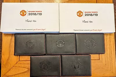 2 X Manchester United Season Ticket Holder Gift Pack 2018/2019 & 5 X Wallets • £0.99