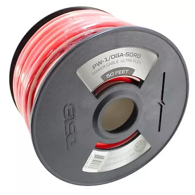 DS18 Car Audio 1/0 AWG Copper Clad Aluminum CCA Power/Ground Wire Red LOT • $15.99