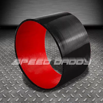 4  Straight Coupler 3-ply Black/red Silicone Hose Turbo Pipe Tube Connector • $6.14
