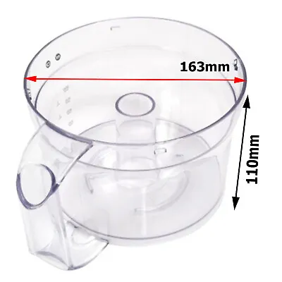 KENWOOD Food Processor Mixing Bowl Workbowl Jug FP120 FP126 FP190 FP194 FP196 • £16.78