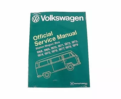 Official Repair Service Book Manual For Volkswagen Transporter Campmobile Bus • $64.95