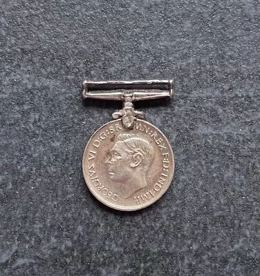 Genuine WW2 Defence Medal Miniature • £4