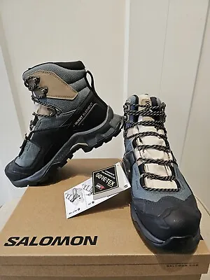 1Salomon Women's Quest Element Gore-Tex Hiking Waterproof Boots Size UK 6.5 New • £130