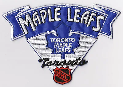 Toronto Maple Leafs Nhl Hockey Vintage 4  Banner Style Team Logo Patch • $9.95