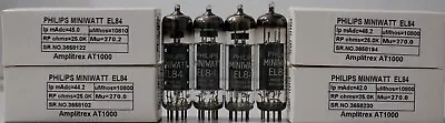 El84 Philips Miniwatt Made In Holland Amplitrex Tested 1 Mq #3658102/122/194/230 • $300