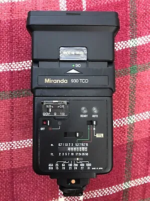 Miranda 930 TCD Twin Head Multi Dedicated Camera Flash Flashgun • £10