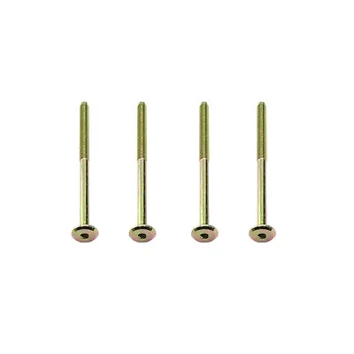 M6 6mm 90mm Long Furniture Connecting Bed Bolts Hex Allen Key Flathead Cots • £3.95