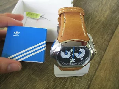 Adidas FOSSIL INC NEW OLD STOCK  LEATHER BAND  Wrist Watch IN BOX W/INSTUCTIONS • $49.99