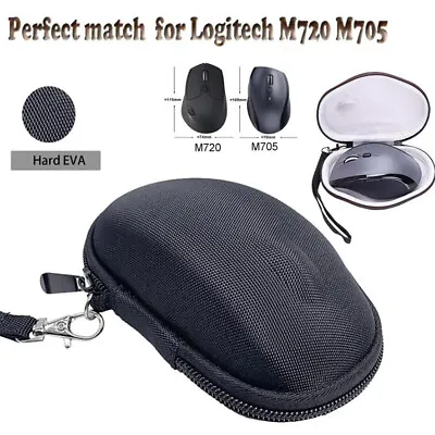 For Logitech M720 M705 Mouse Storage Travel Case Carry Cover Handbag • £9.09