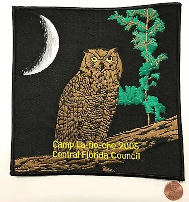 Oa Tipisa Lodge 326 Bsa Central Florida 2005 Camp La-no-che Owl Back Patch Rare • $31.50