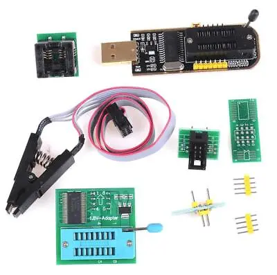 EEPROM BIOS Usb Programmer CH341A + SOIC8 Clip + 1.8V Adapter + SOIC8 Adapter • £12.56