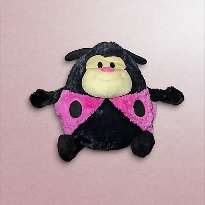 MUSHABLE POT BELLIES Pink Black Ladybug Stuffed Animal Plush Toy JAY PLAY 14  • $17.99