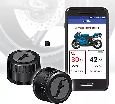 FOBO Bike 2 Tire Pressure Monitoring System (Black) – External Monitor • $90