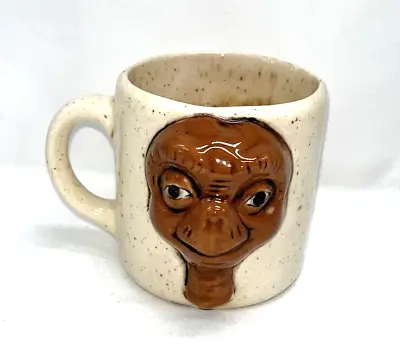 Vintage Handmade E.T. The Extra-Terrestrial Movie Alien Mug 3D Face Coffee Cup • $19.95