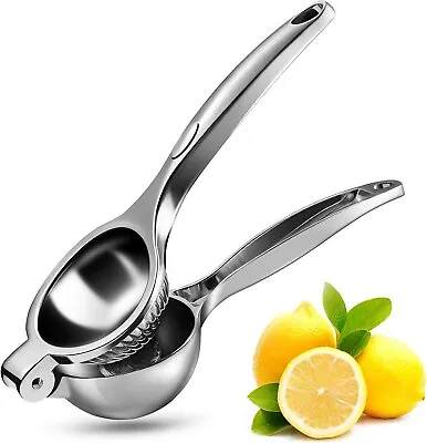 Manual Lemon Squeezer Heavy Duty Premium Metal Lemon Orange Lime Citrus • £16.49