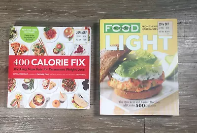 Diet Health Lot 400 Calorie Fix Everyday Food Light Martha Stewart Kitchen Cook • $2.49