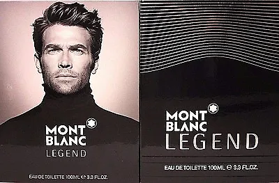 MONT BLANC LEGEND Eau De Toilette Spray FOR MEN 3.3 Oz / 100 Ml BRAND NEW IN BOX • $44.99