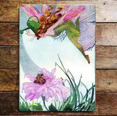 Fairies Garden Flowers  - Metal Wall Sign • £4.99