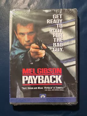 Payback DVD Mel Gibson -New Factory Sealed- • $25