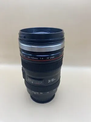 Camera Lens Mug With Lid，Multi Purpose Portable Travel  250ml -L- • £11.50