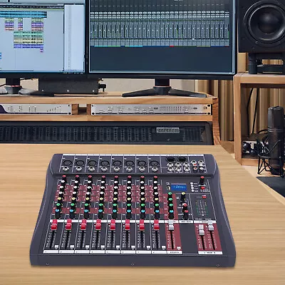 £123 • Buy Professional Audio Mixer Sound Board Console Desk System Interface 8 Channel USB