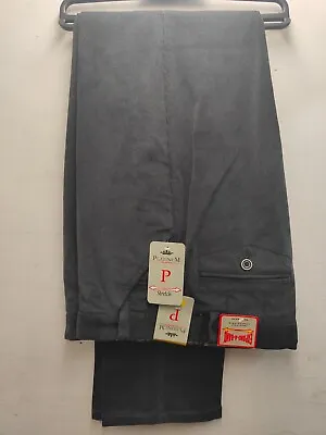 Carabou Men's Charcoal Cotton Corduroy Trousers 34L • £29.50