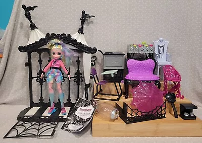 Monster High Doll Chair Freak Circus Stage Foosball Furniture Lagoona Doll Lot • $79.99