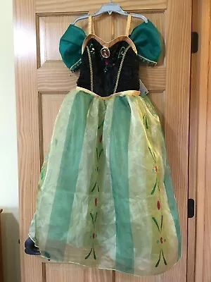 NWT Disney Store Frozen Anna Dress Costume Gown 9/10 Girls • $19.97