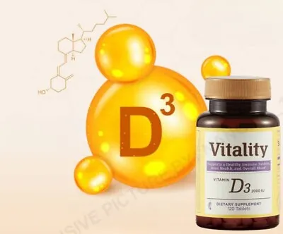 Melaleuca Vitality Vitamin D3: Boost Your Health With Nature's Sunshine 2000 IU • $19.87