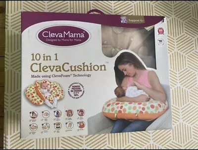 £20 • Buy Clevamama Clevacushion 10in1 Nursing Pillow - Maternity And Baby Cushion 