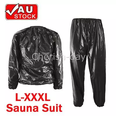 $14.95 • Buy Sauna Sweat Suit For WEIGHT LOSS Mens Women BOXING Body SHAPER FITNES Running