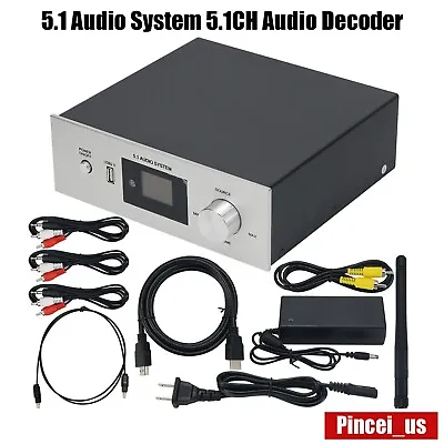 5.1 Audio System 5.1CH Audio Decoder USB DAC HDMI Power Amplifier 450W Pe66 • $178.60