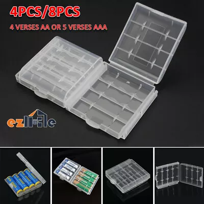 UP 8x Organizer Case Cover Plastic Storage Batteries Holder AA AAA Battery Box • $9.99