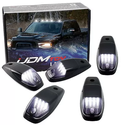 5pc Smoked Lens White Full LED Cab Roof Marker Light Kit For Dodge 2019-up RAM • $62.99