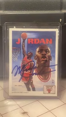 1991 Micheal Jordan Auto   The Collectors Choice  #75 Upper Deck MINT CONDITION  • $600