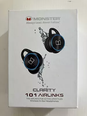 Monster  Clarity 101 Airlinks Stereo Wireless Bluetooth Earbuds.  • $39.99