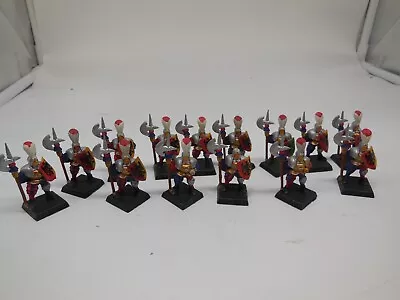 J1 Warhammer The Empire Man Old World Army Regiment Halberdiers X14 Lot Painted • $24.99