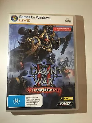 WARHAMMER 40000 Dawn Of War II Chaos Rising (PC Game) FREE POSTAGE • $8.99