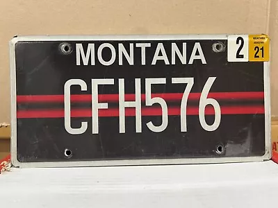 South Kalispell Volunteer Firefighter Association Montana License Plate • $3