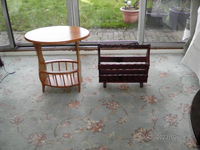 £10 • Buy Pine Table And Magazine Rack