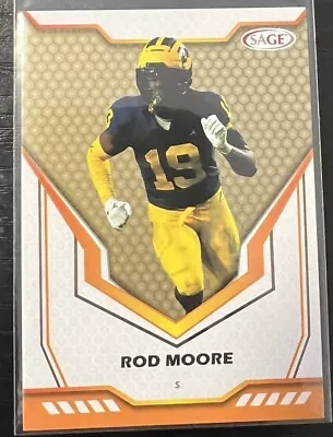 2024 Sage Football Gold Rod Moore #63 Michigan Wolverines • $0.99