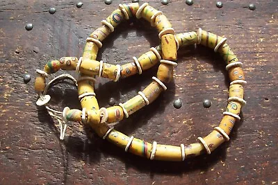 Antique Trade Beads Venetian And Shell Disk Beads • $11.50
