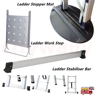 1000MM Ladder Stabiliser Bar / Stopper Mat/ Foldable Ladder Work Step Anti Slip  • £19.99