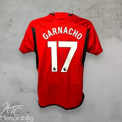 Alejandro Garnacho Manchester United Signed 23/24 Football Shirt • $279.75