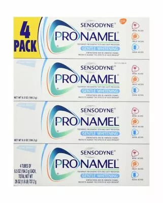$22.99 • Buy Sensodyne Pronamel Gentle Whitening Toothpaste, 6.5oz - 4 Pack