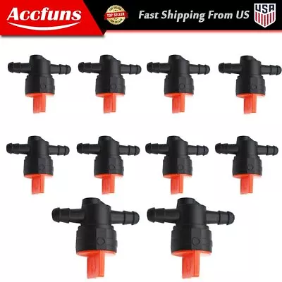 10×1/4  Straight In-Line Gas  Fuel Shut-off / Cut-off Valves Petcock Motorcycle • $8.37