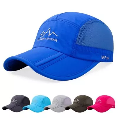 UV Protection Baseball Cap Casual Quick Dry Hat Fashion Sun Hat  Running • £9.09