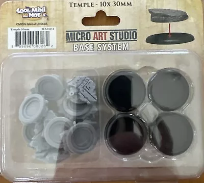 Temple Unpainted Mini Bases- Micro Art Studio 10x30mm • $11