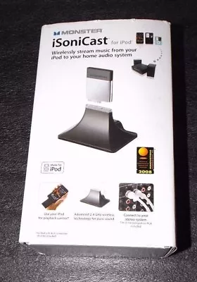 Monster ISoniCast Wireless Audio Bridge For IPod IPhone Or Stereo  - Complete • $10.90